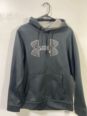 Under Armour Men’s Black Crewneck Hoodie with Logo